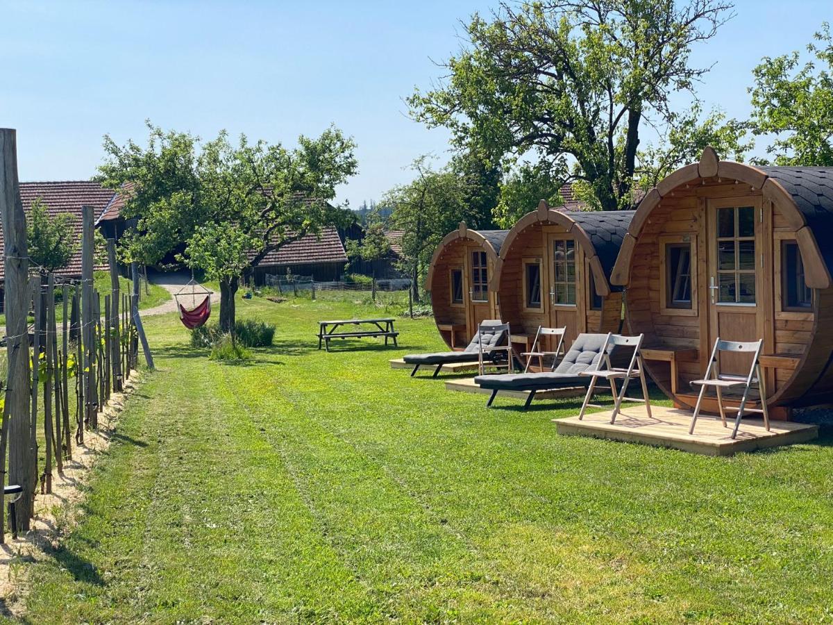 Hotel Andrella Auszeithof - Schlaferlebnis Im Holzfass à Friedersbach Extérieur photo